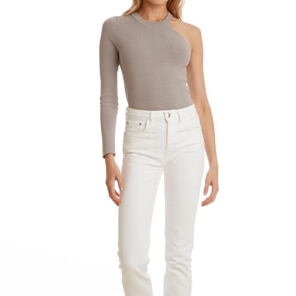 NWT 525 America Asymmetrical One Sleeve top (revolve)-small, S
